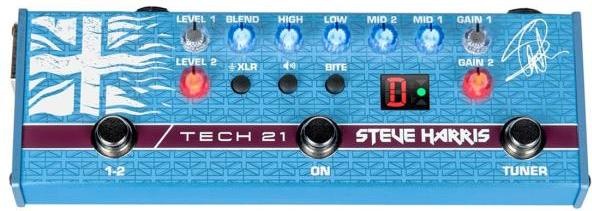 Actual product image tech21 SH-1 Steve Harris Bass Sansamp with cable (Bass)