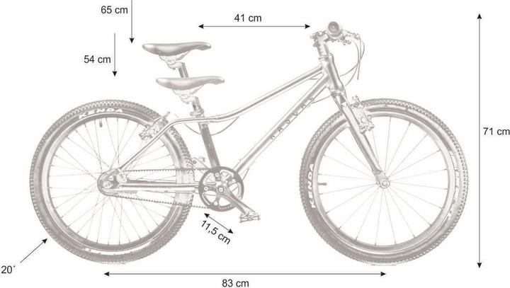 Actual product image Rascal Bikes Rascal 20 (20")