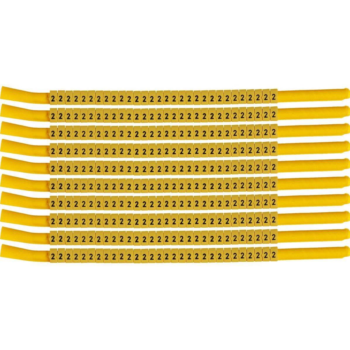 Brady, Etiketten, ClipSleeve Kabelkennzeichnungen, Grösse 18