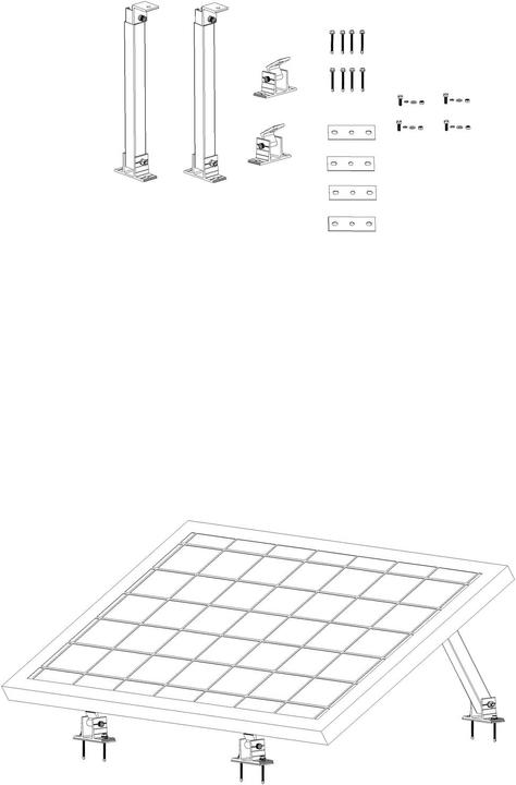 Produktbild Enjoy solar Halterung (Solaranlage Montagematerial)