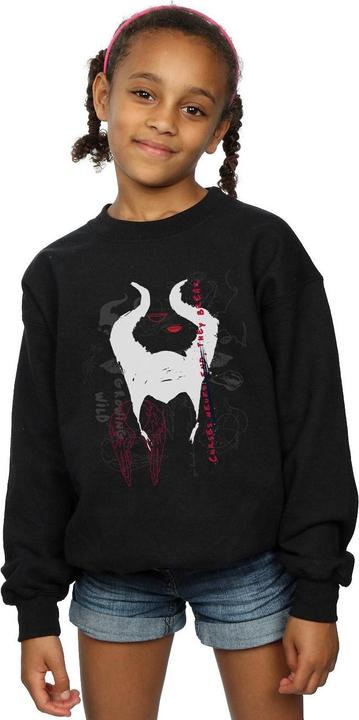 Produktbild Disney Maleficent Mistress Of Evil Growing Wild Horns Collage Sweatshirt Mädchen (128)