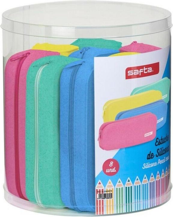 Safta glitter chequered case (8 pieces)