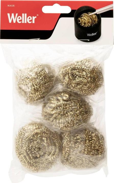 Actual product image Weller Erem Brass sponge for soldering tip cleaning, 5 pieces (Preliminary filter)