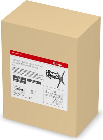 Produktbild equip Wandmontagehalterung 23"-55" TV&Monitor voll beweglich (Wand, 45 kg, 23" - 55")