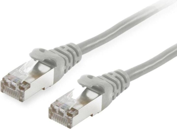 Produktbild equip Patchkabel Cat6 S/FTP 2xRJ45 0.15m grau (S/FTP, CAT6, 0.15 m)