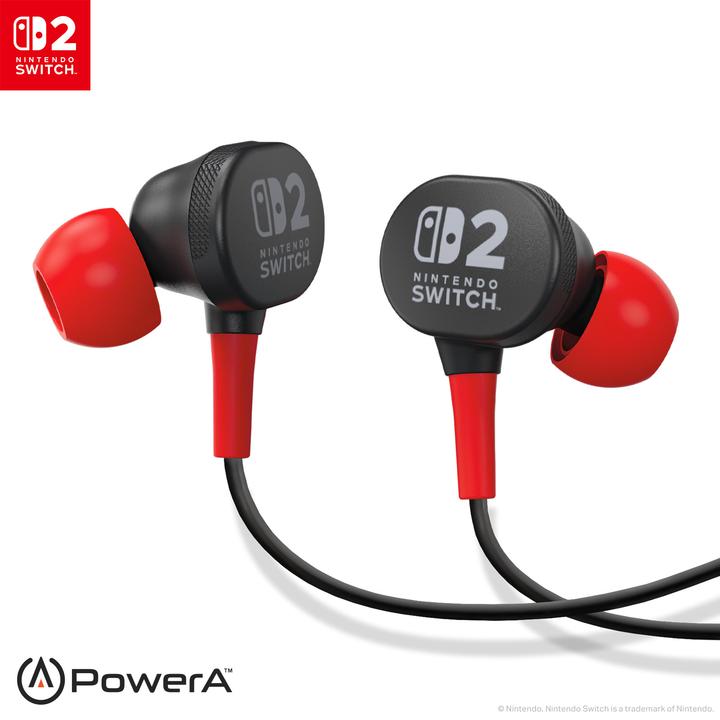 PowerA NSW2 Headset wired Earbuds black (Kabelgebunden)