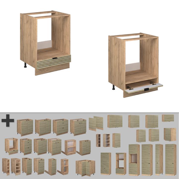 Produktbild Vicco Herdumbauschrank Fame-Line (60 x 51.60 x 82 cm)