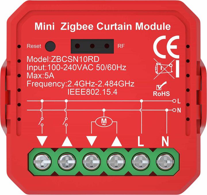 Produktbild Nedis SmartLife Power Switch | Zigbee 3.0 | 1000 W | Terminal Anschluss | App erhältlich für: Android (Rolladenaktor)