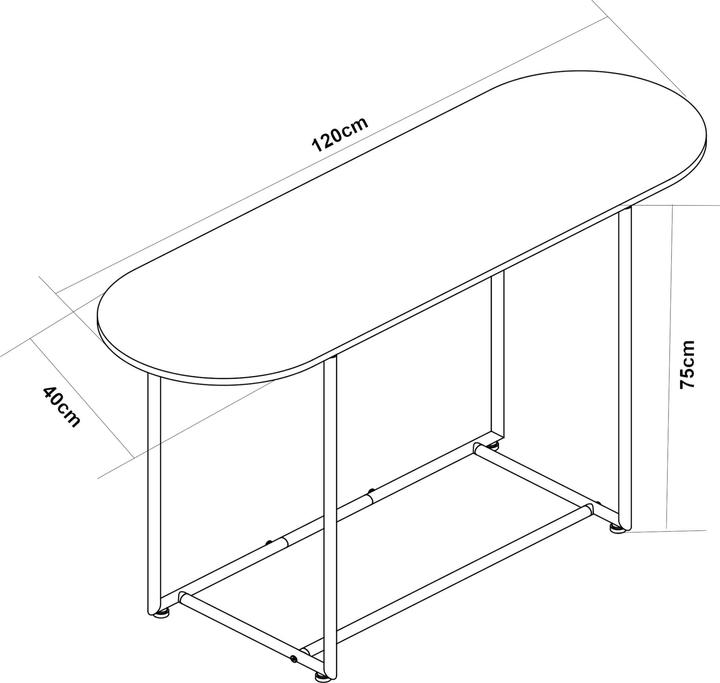 Image du produit En.Casa Cerro (120 x 40 x 75 cm)
