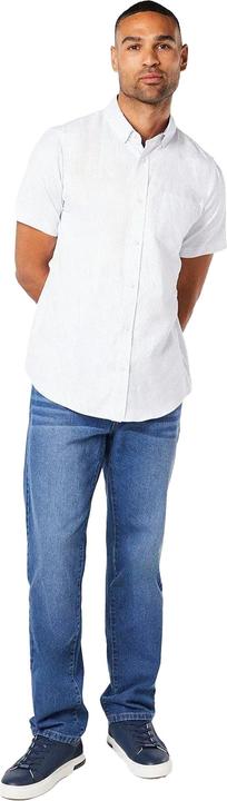 Universal Textiles Mens Herringbone Short-Sleeved Shirt (XXL)