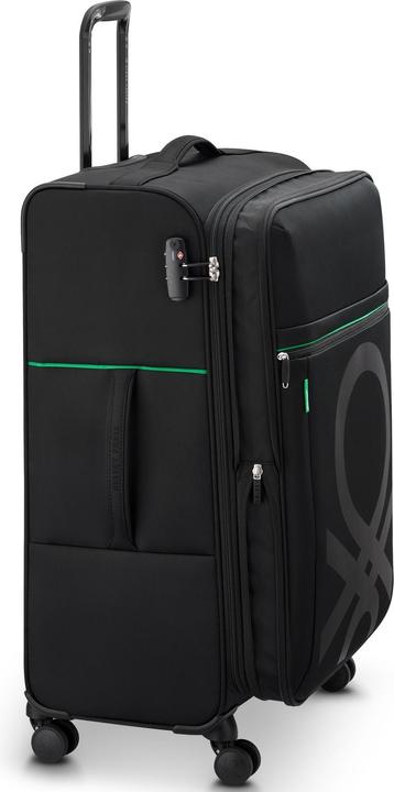 Produktbild Delsey Paris x United Colors of Benetton Color Block 4 Rollen Trolley L 77 cm mit Dehnfalte (114 l, XL (ab 115l))