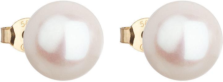 Immagine prodotto Evolution Group orecchini in oro con peonia e perle vere Pavon 921043.1 (L) (Oro)
