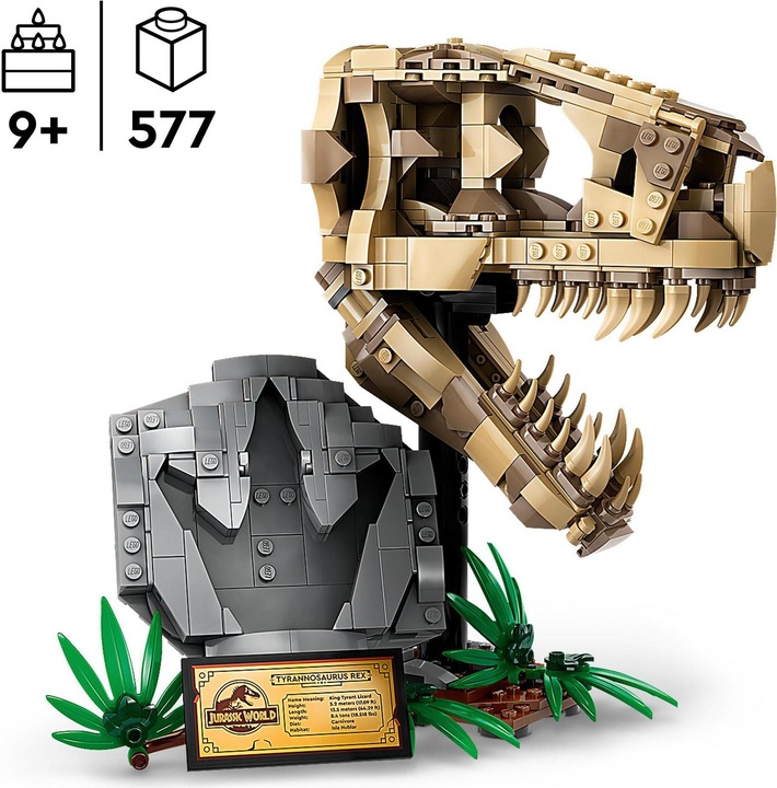 Actual product image LEGO Dinosaur fossils: T. rex head (76964, LEGO Jurassic World)