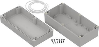 Produktbild RS PRO Universalgehäuse Polycarbonat Hellgrau I
