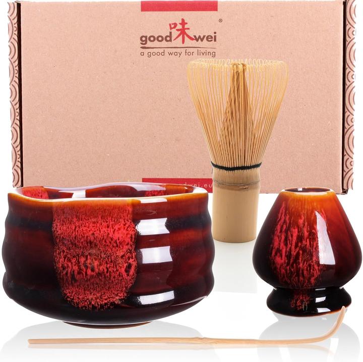 Immagine prodotto Goodwei Matcha Tee-Set mit Besen und Schale