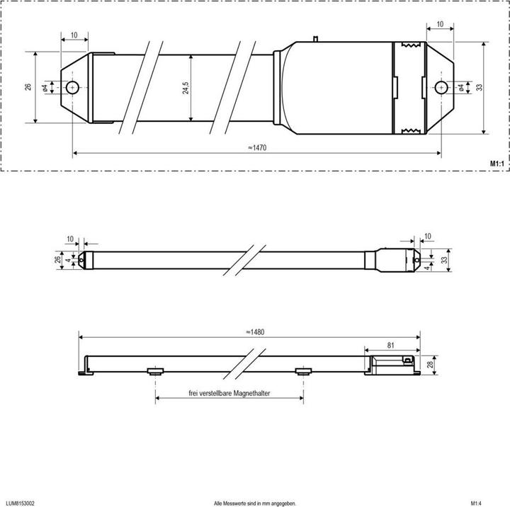 Actual product image EVN LED light insert LB23
