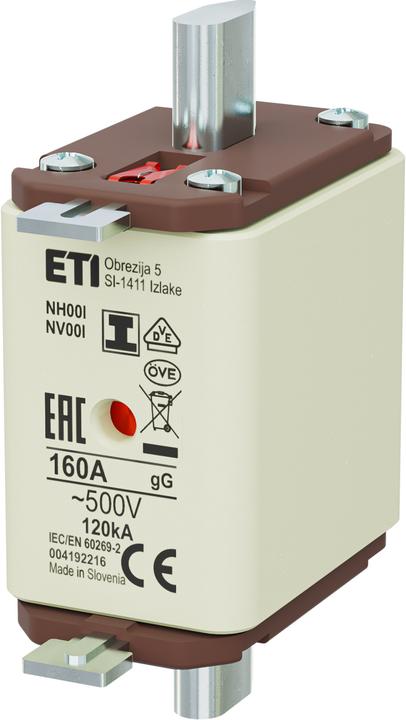 Eti NH-zekeringlastscheider 00 combi 160A