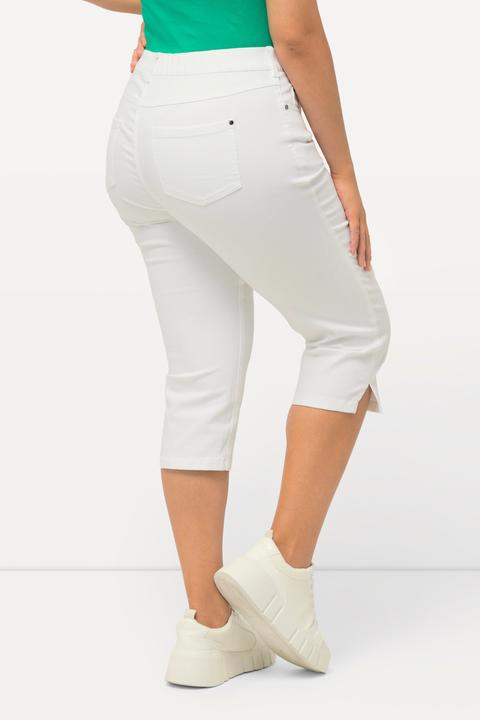 Produktbild Ulla Popken Capri Jeans Sarah, schmale 5-Pocket-Form, Saumschlitz (60)