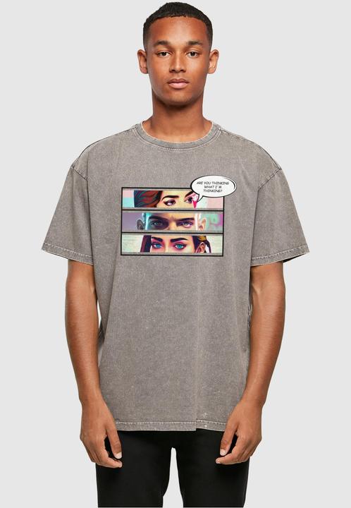 Produktbild Merchcode Thinking Comic Acid Washed Oversized Tee - 116355 (4XL)
