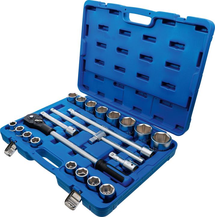 Actual product image BGS Socket Set | 20 mm (3/4") Drive | 21 pcs. (3/4")