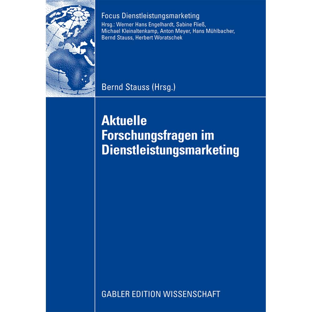 Aktuelle Forschungsfragen im Dienstleistungsmarketing, Fachbücher
