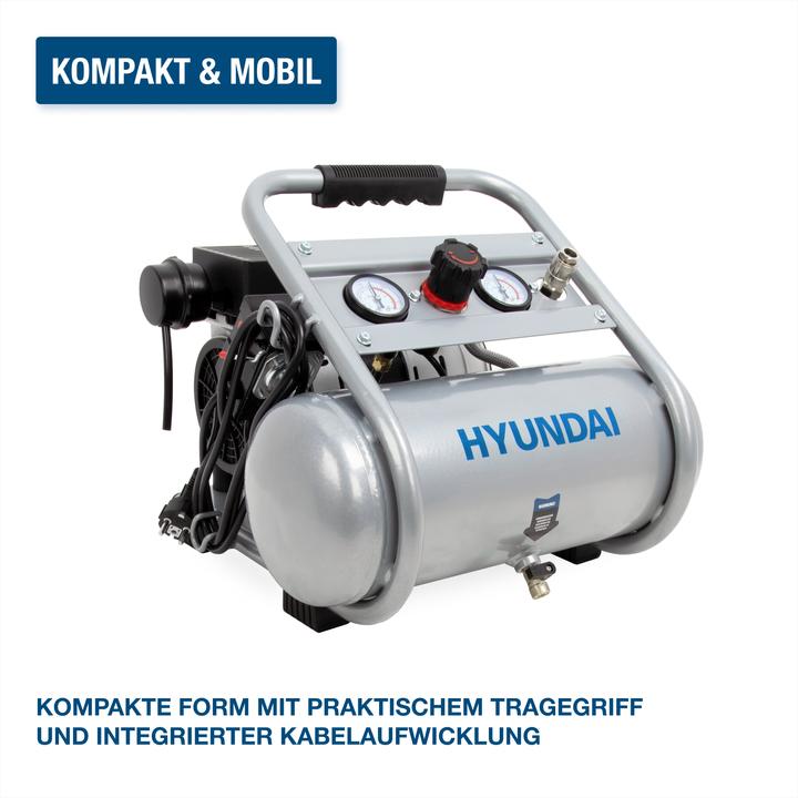 Produktbild Hyundai Silent Kompressor SAC75008 (9 Bar, 8 l)