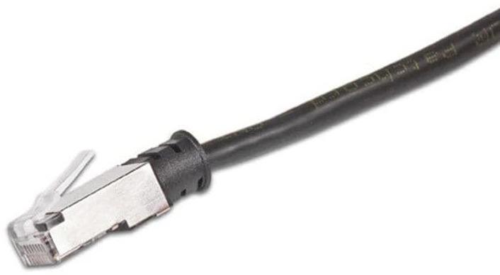 Image du produit Wirewin Câble de raccordement extérieur : 0,3 m, noir (U/FTP, CAT5e, 3 m)