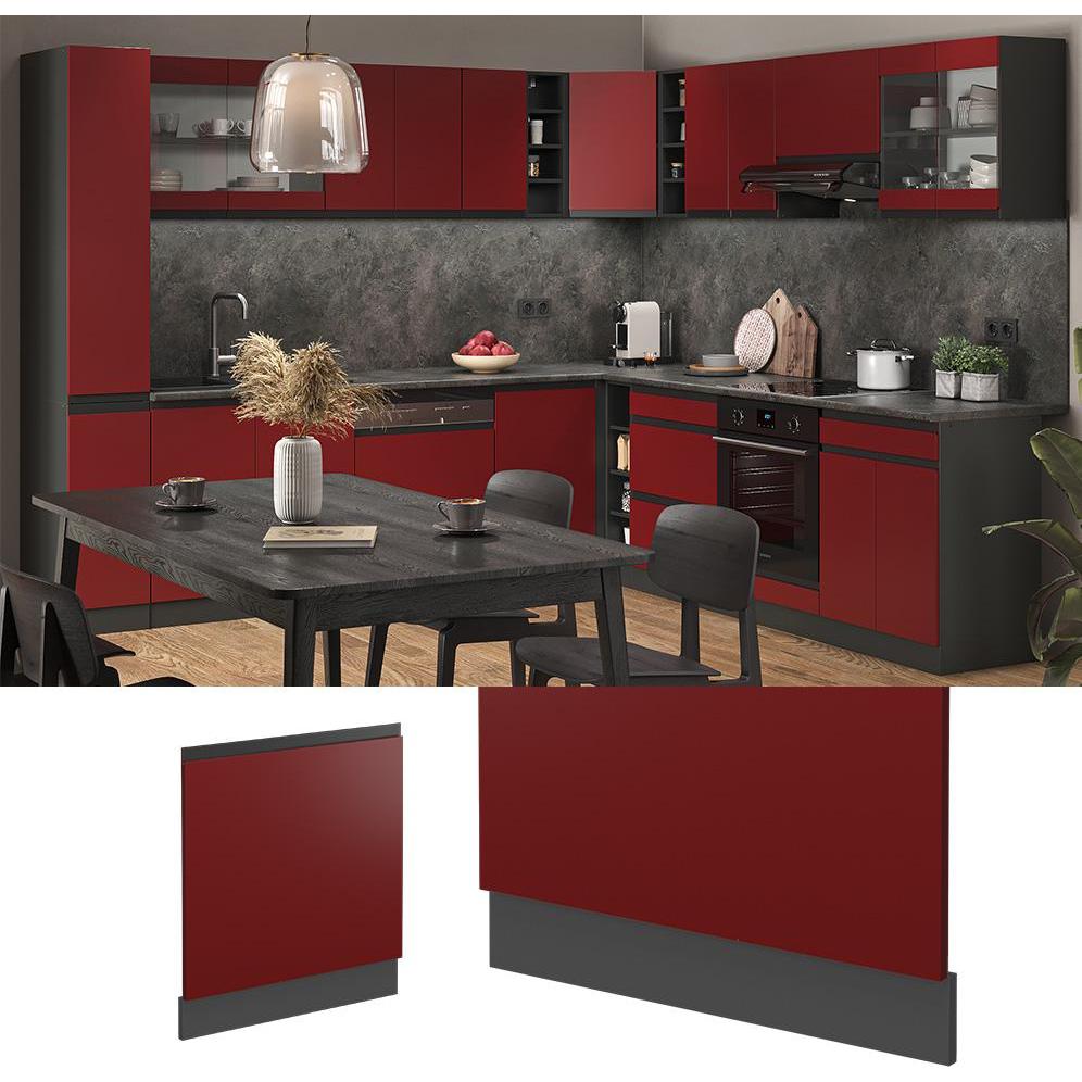 Thumbnail - Vicco Frontblende R-Line, Geschirrspüler Zubehör, Rot