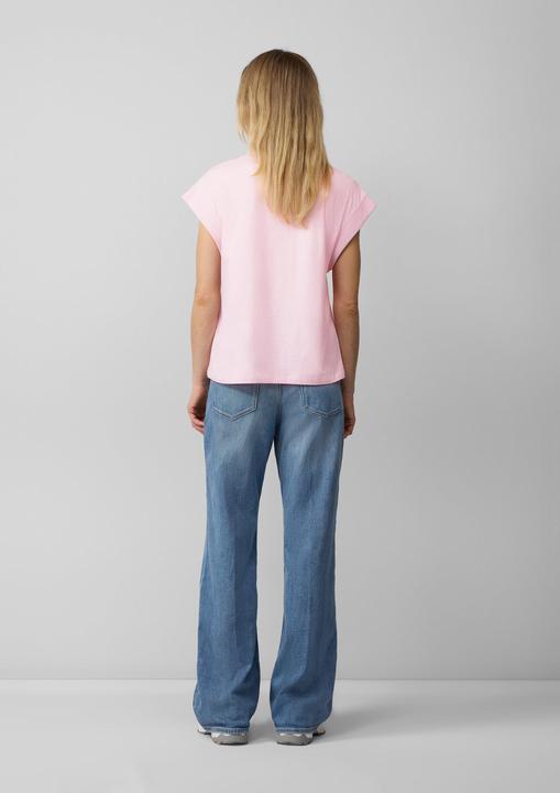 Produktbild S.Oliver T-Shirt T-Shirt im Relaxed Fit mit überschnittenen Schultern (42)