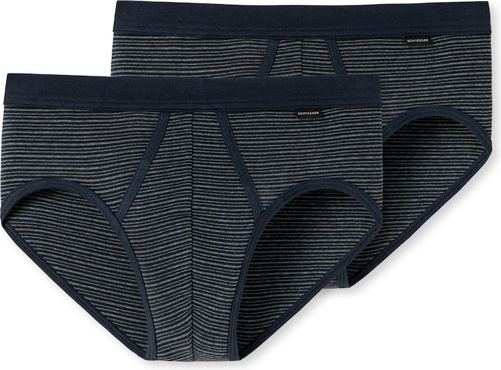 Schiesser 2erPack Sportslip Feinripp