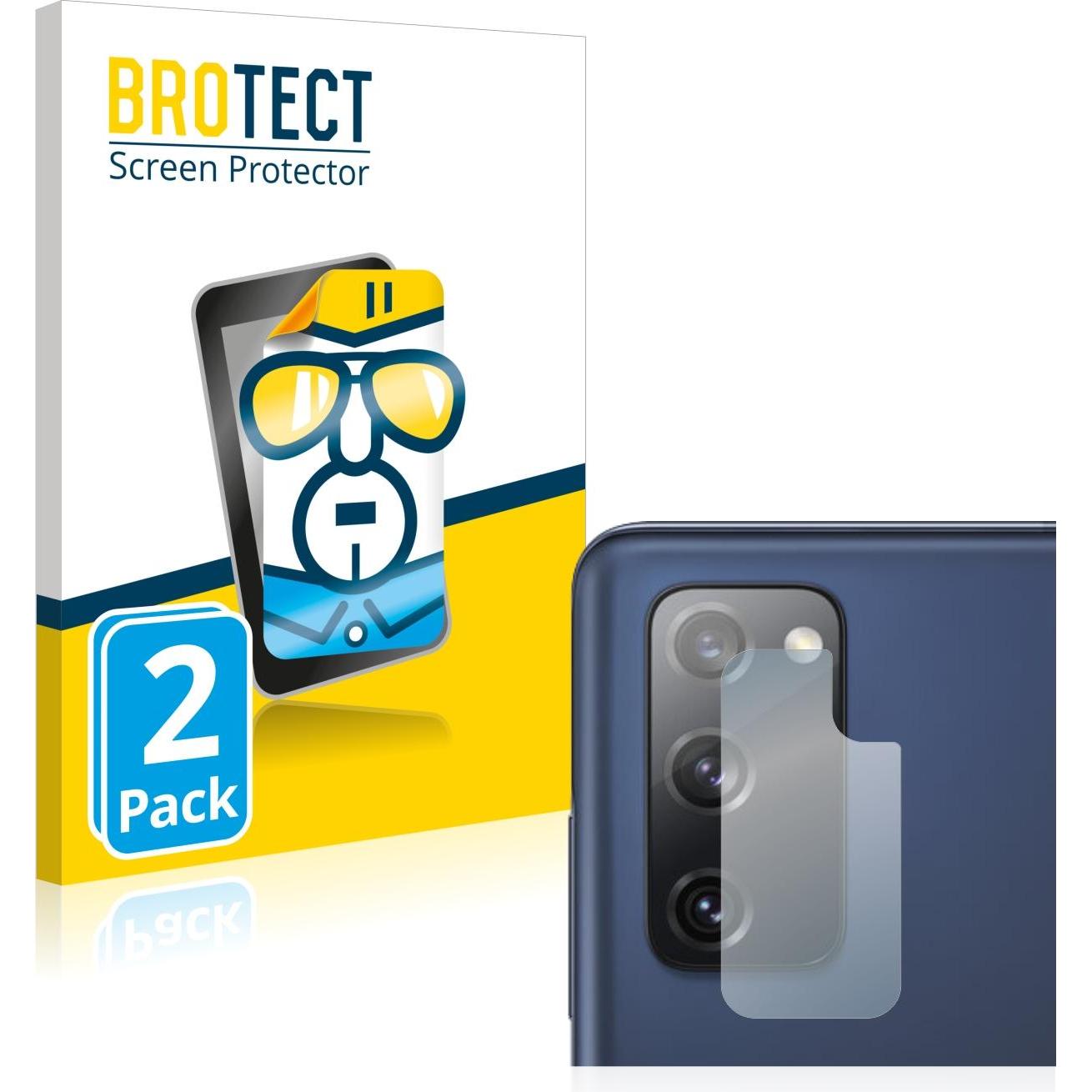 BROTECT Schutzfolie Displayschutz Klar (2 Stück, Samsung Galaxy S20 FE 5G), Smartphone Schutzfolie, Transparent