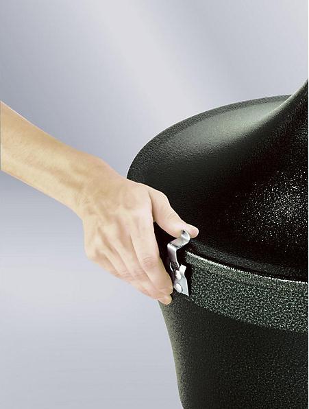 Produktbild Rubbermaid Standascher Aladdin schwarz, flammverlöschend