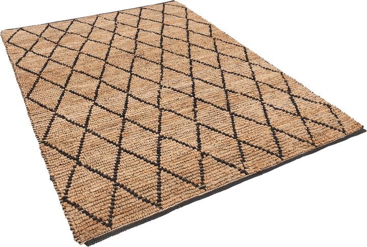 Produktbild Pergamon Naturfaser Teppich Jute Salsa Rauten (140 x 200 cm)