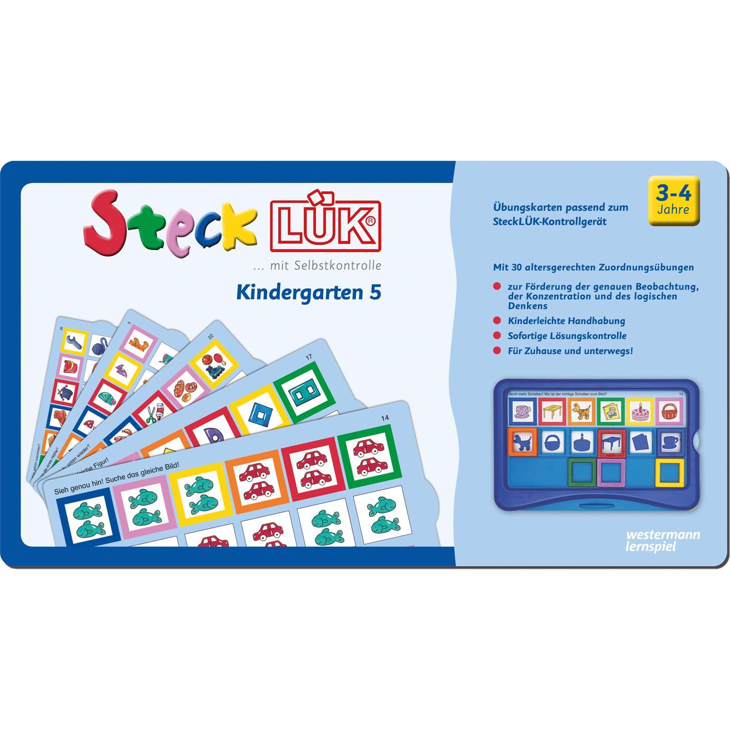 Westermann SteckLÜK. Kindergarten 5: Alter 3 - 4 (blau)