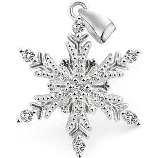 Beneto, Christbaumschmuck, Design silver pendant Snowflake AGH681