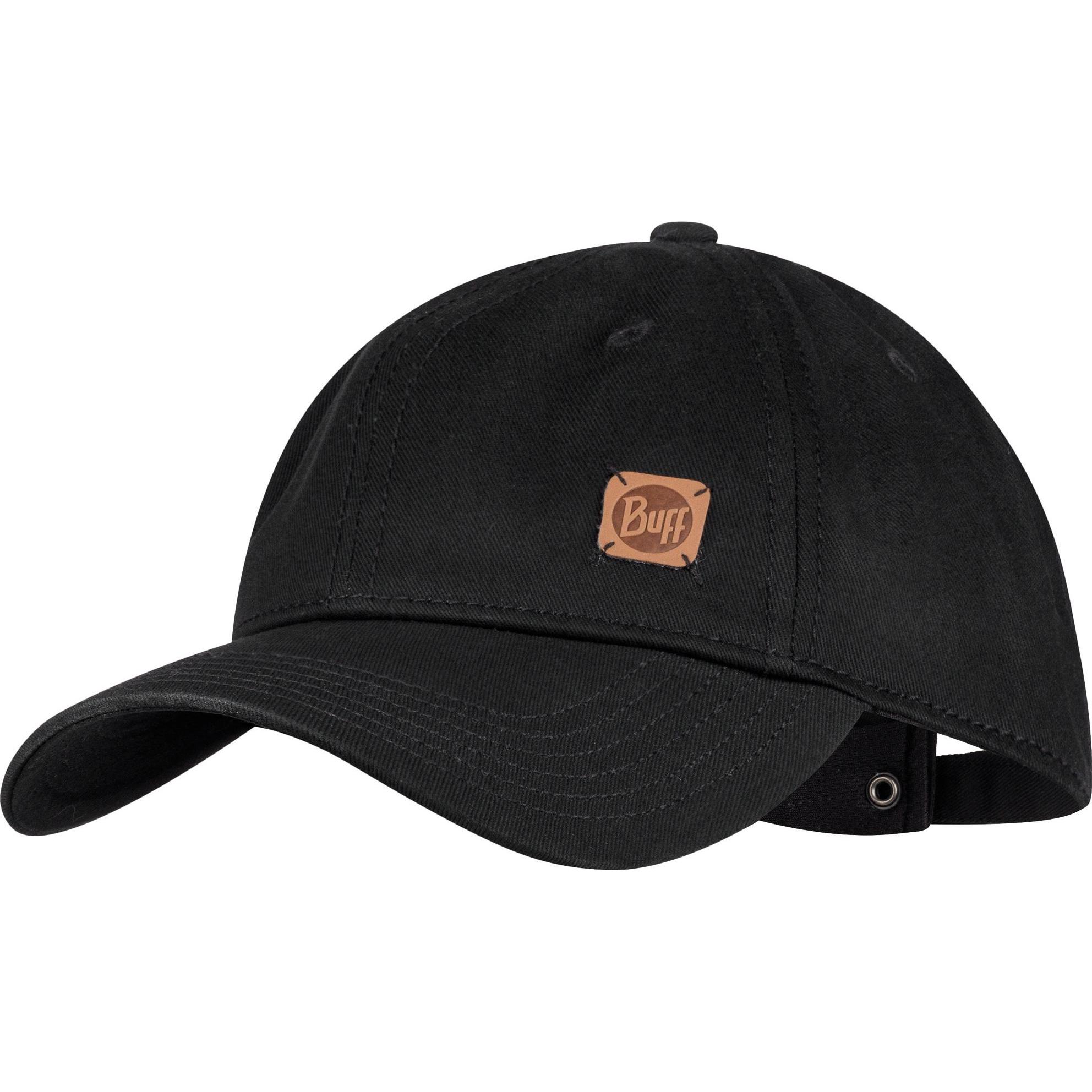 Thumbnail - Buff, Unisex, Cap, Solid, Schwarz, (One Size)