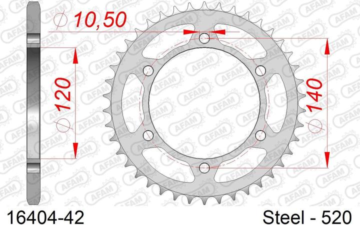 Image du produit Afam 520 42 dents (42)