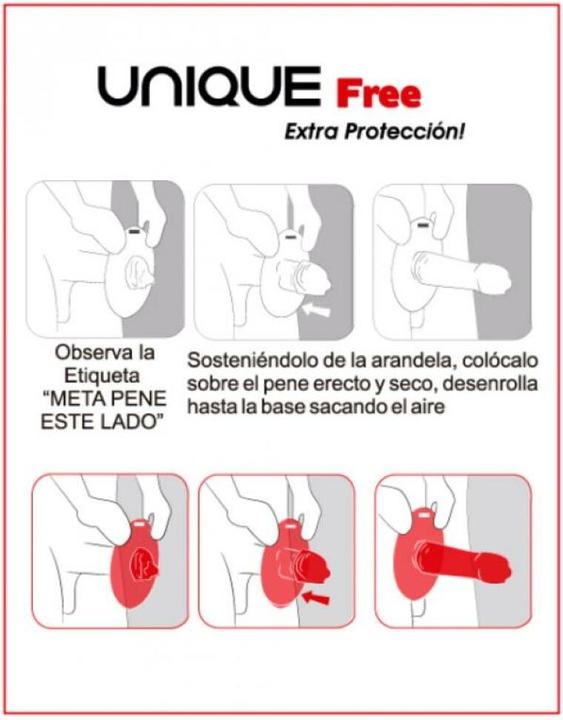 Image du produit Uniq Free Préservatifs Sans Latex Avec Anneau De Protection 3 Unités (3 pcs)