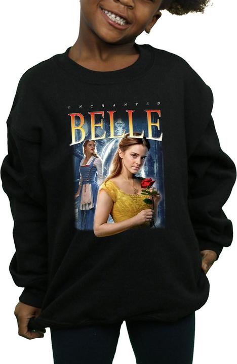 Produktbild Disney Beauty And The Beast Belle Montage Sweatshirt Mädchen (128)