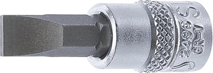 Actual product image BGS Bit Socket 6.3 mm (1/4") Drive Slot SL 7 mm (Inner square)
