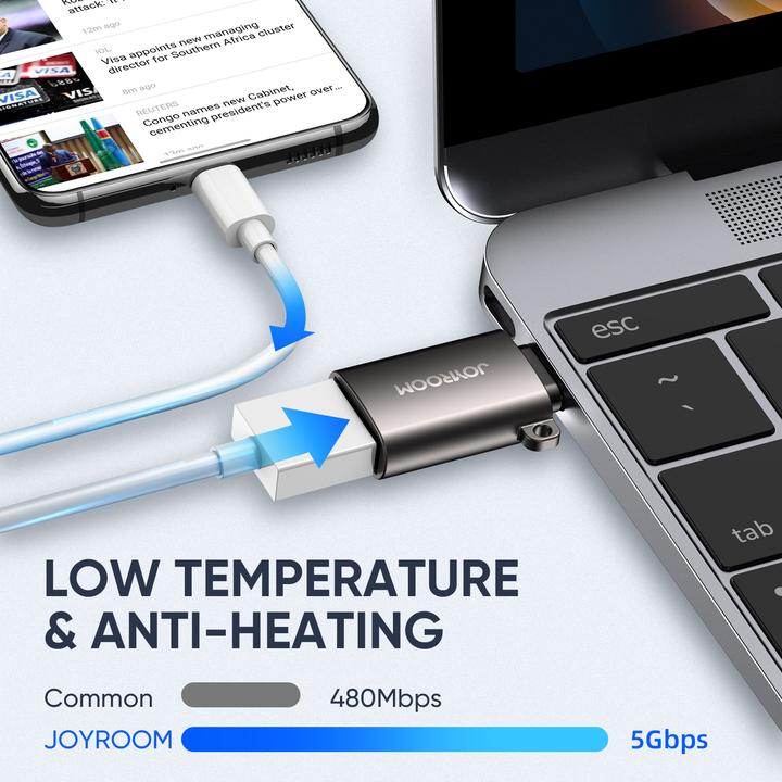 Produktbild Joyroom Type-C male to USB female adapter ( mini ) S-H151 (USB Typ C, USB-A)