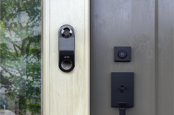 Actual product image Arlo Wired Video Doorbell, black (Wi-Fi, App)