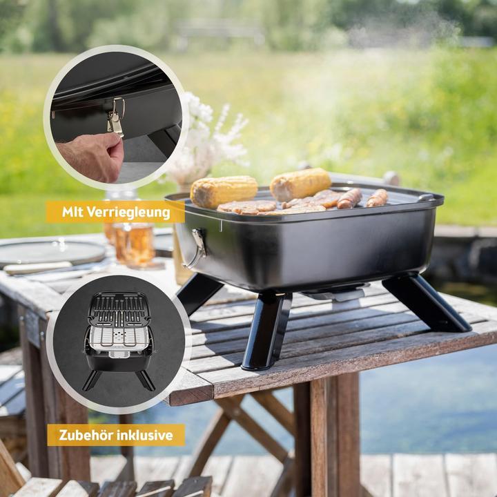 Produktbild TZS First Austria 2-in-1 Kugelgrill (2 kW)