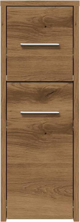 Image du produit vidaXL Armoire de salle de bain Étroite avec roulettes