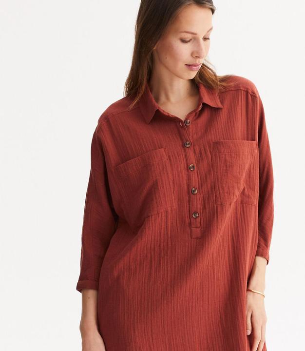 Produktbild Anne Weyburn Knielanges Kleid aus reiner Baumwolle (36)