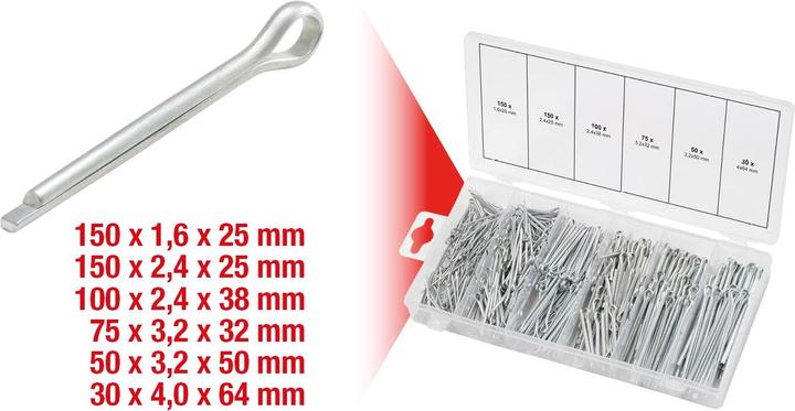 Actual product image KS Tools Assortment cotter pins