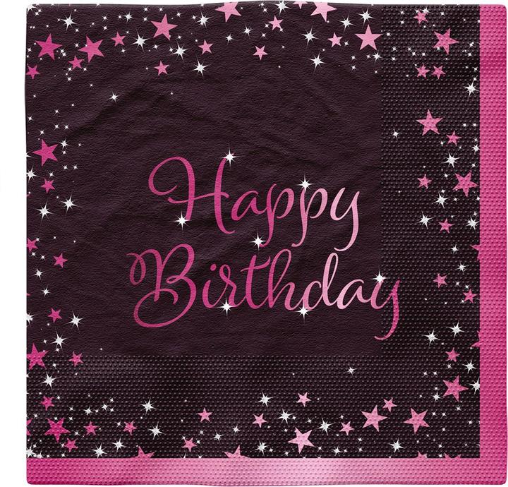 Riethmüller Servietten Happy Birthday (16 pcs., 33 x 33 cm)