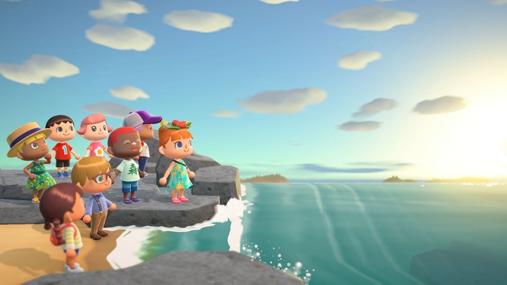 Produktbild Nintendo Switch Lite Animal Crossing: New Horizons Timmy & Tommy Aloha Edition