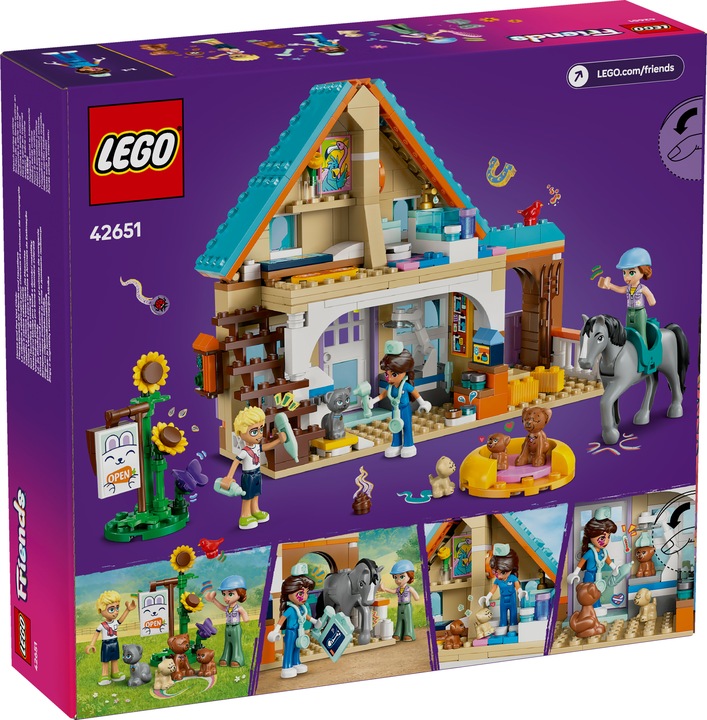 Produktbild LEGO Tierarztpraxis für Pferde und Haustiere (42651, LEGO Friends)