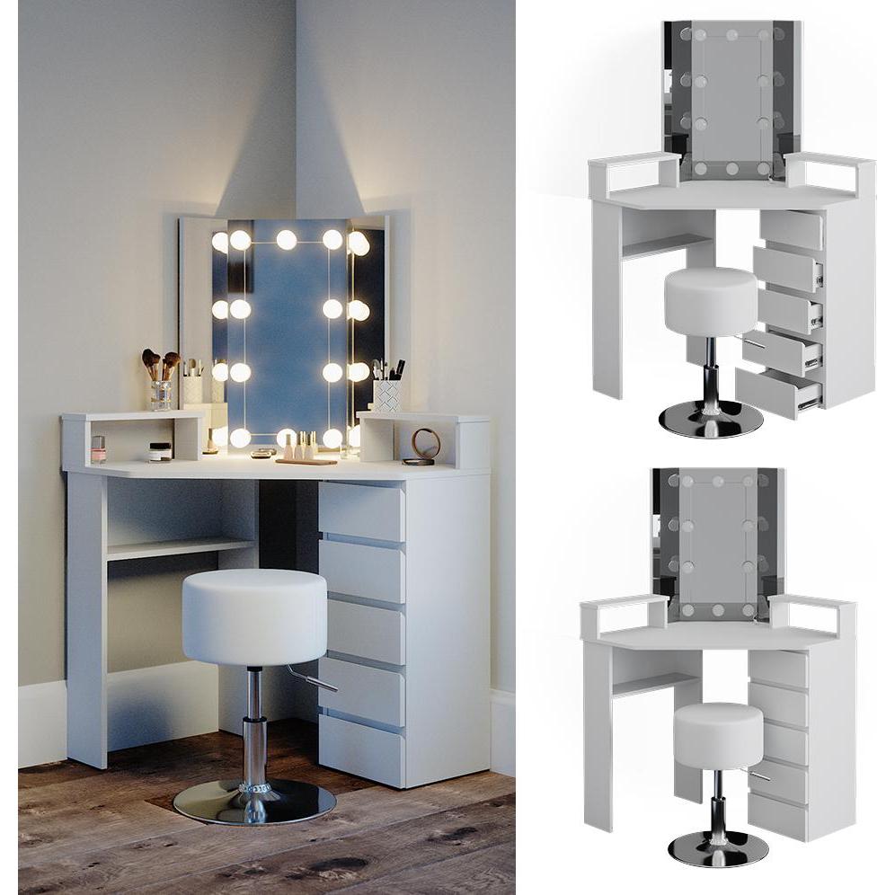 Thumbnail - Vicco, Schminktisch, Tilda (113 x 63 x 140 cm)